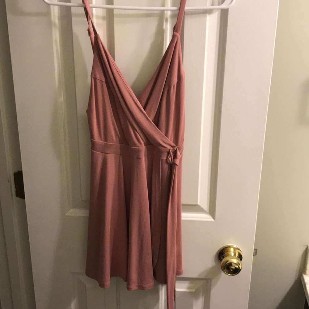 A blush romper